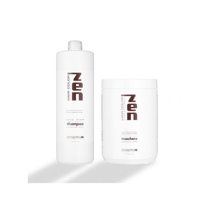 Kit Zen shampoing et masque sans sulfate (sles) protecteur de couleur 1000 ml