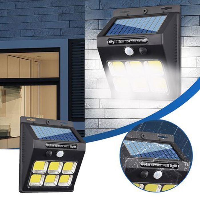 Applique Murale Solaire à LED pour Cour Extérieure,Étanche,pourJardin Domestique