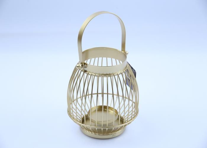 Lanterne en métal doré 14x22,5 cm MW010049