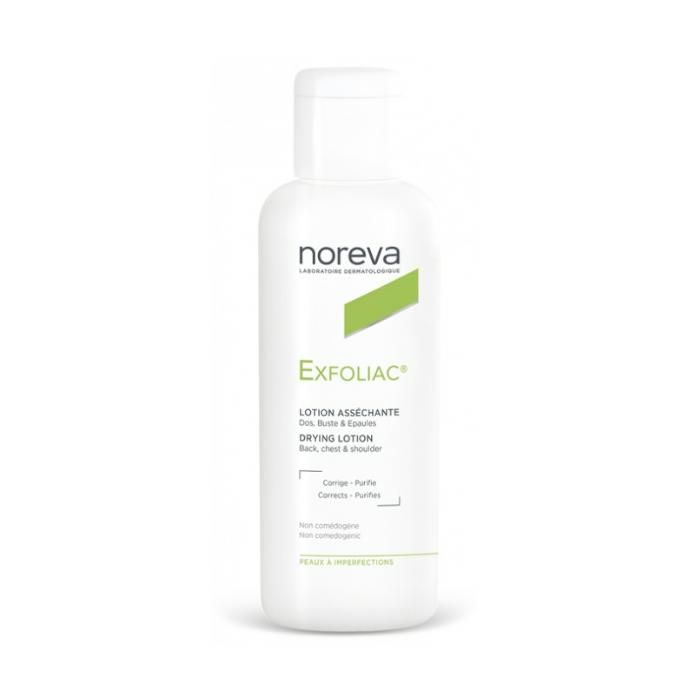 Noreva Exfoliac Lotion Asséchante Dos Buste &amp; Epaules 125ml