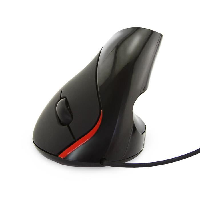 Souris ordinateur,souris ergonomique verticale filaire 1600dpi,USB,5 boutons,pour ordinateur de bureau- Black[B5633]