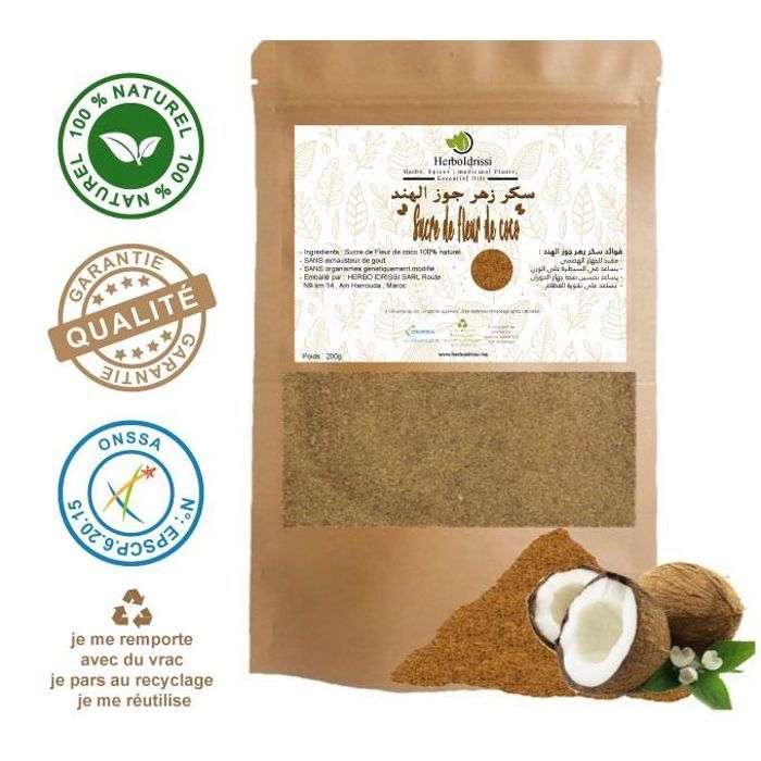 Sucre De Fleur Coco Complet Non Raffiné Bio 500G