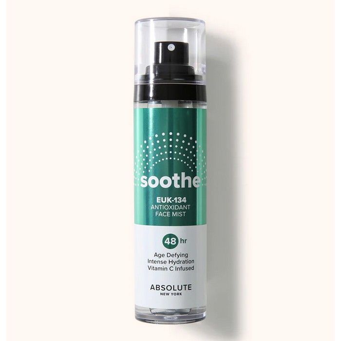Brume Apaisante Antioxydante - ABSOLUTE NEW YORK - 50 ml - Sans alcool - Tous types de peau - Fluide
