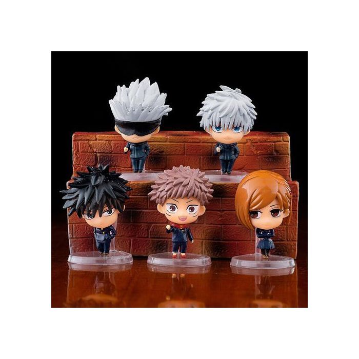 Figurines de dessin animé Jujutsu Kaisen Gojo Satoru kuwisaki, 5Cm, en Pvc, jouets  5 pièces