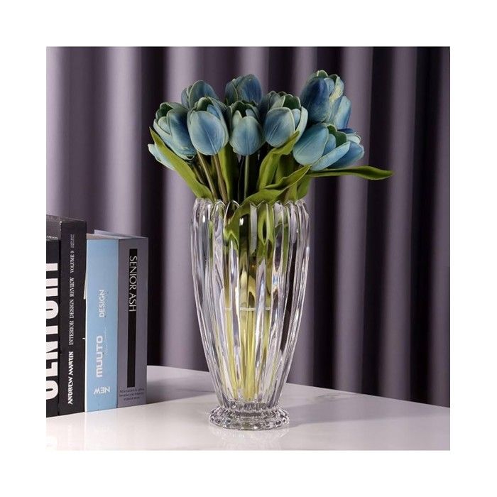 Vase en Cristal strie 21-10