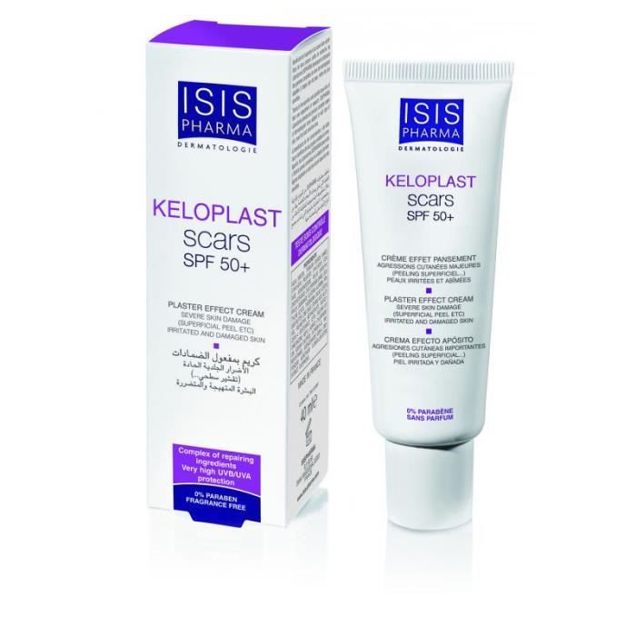 Crème Réparatrice Protectrice - Isispharma - Keloplast - SPF50+ - 40ml - Peaux irritées