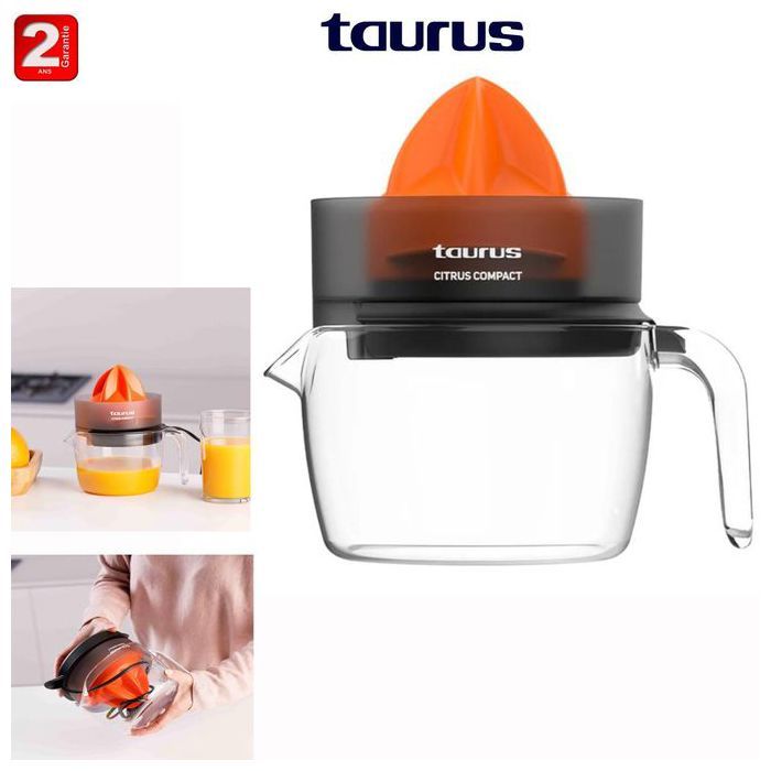Presse-agrumes - Citrus - Compact - Double sens de rotation - Cône extra large - Réservoir 800 ml