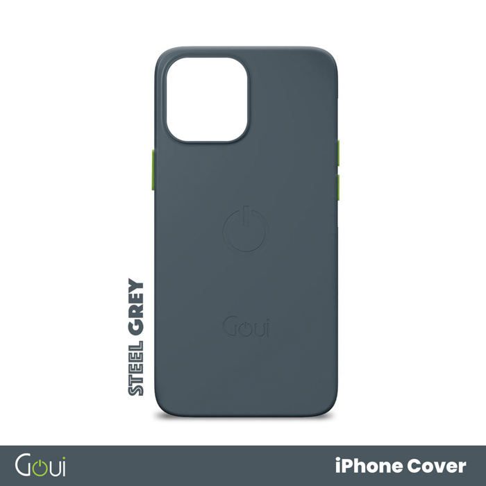 Coque iPhone 14 Pro Max - Goui - Gris acier - MagSafe - Protection optimale - Recharge sans fil
