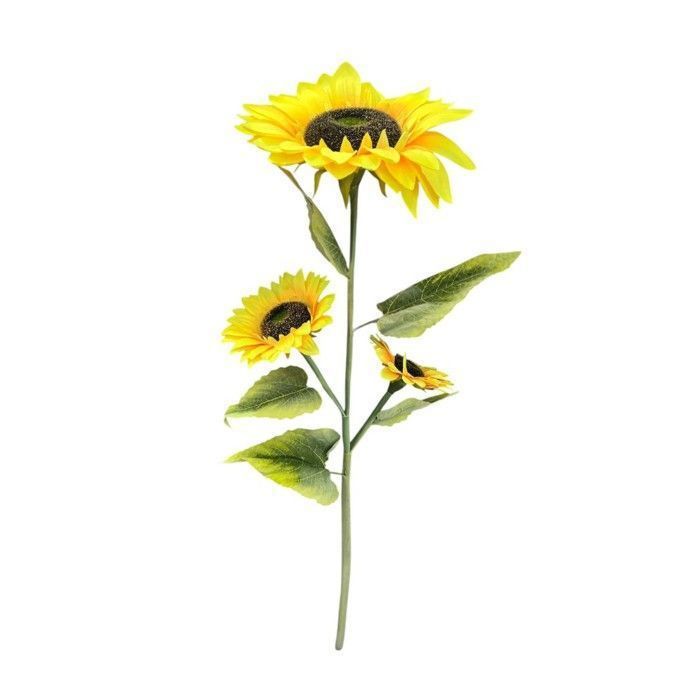 Fleur Artificielle - Maogan - 3 Têtes - 110 cm - Design Contemporain - Intérieur