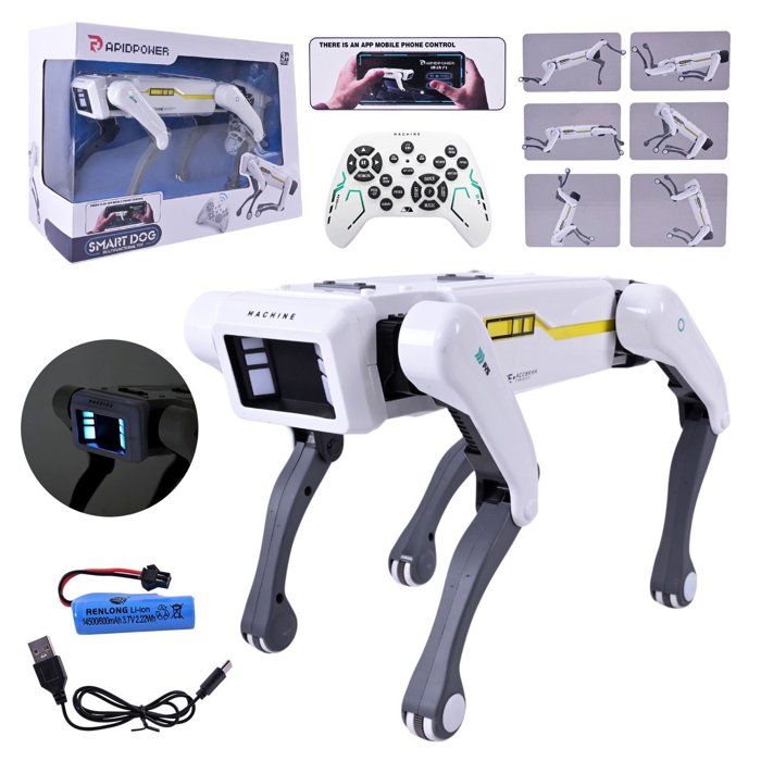 Robot Chien Intelligent – Fire Bullets Pet Télécommandé avec Contrôle via Application