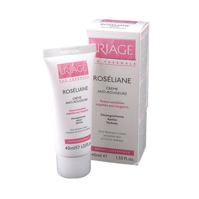 Crème Anti-Rougeurs - URIAGE - Roséliane - 40 ml - Sans parfum - Peaux sensibles