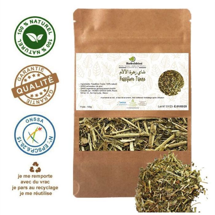 Passiflore Tisane 200G - Insomnie , Stress, Crise D'Angoisse