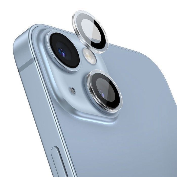 Camera Tempered Glass Lens Protector for iPhone 14, iPhone 14 Plus Transparent/Paquet de 1 Avec Kit De Nettoyage-SGZT030002