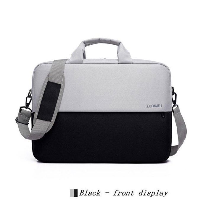 Sacoche grande capacité imperméable pour ordinateur portable 15.6, sac d'affaires pour homme
