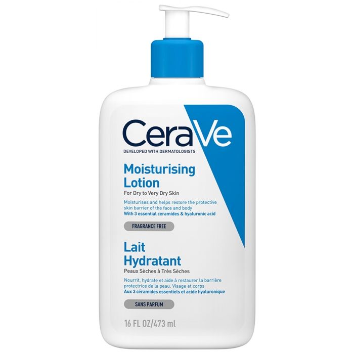 Lait Hydratant - Cerave - 473ml - Hypoallergénique - Peaux Sensibles - Texture Lait