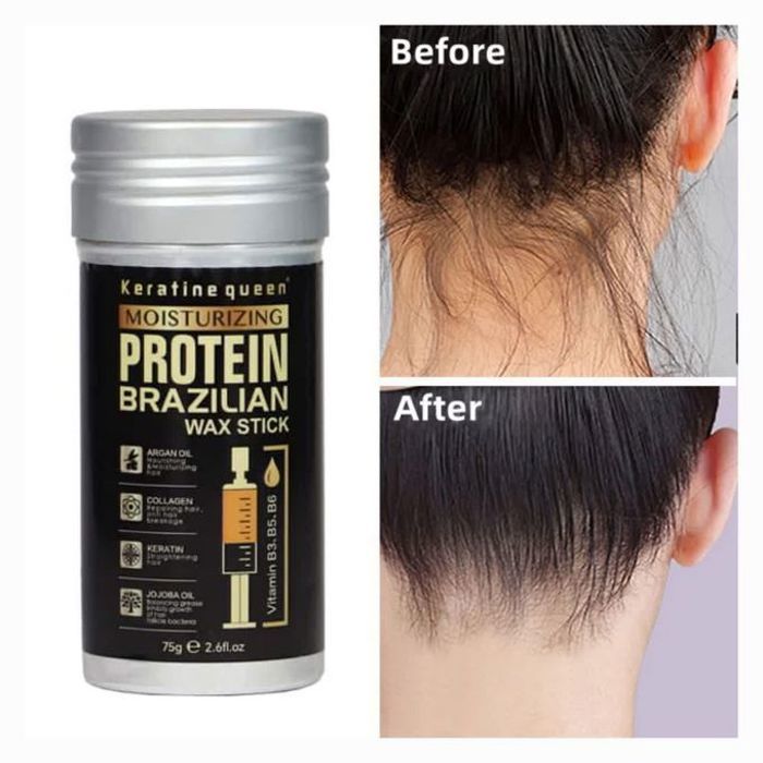 keratine queen Wax Stick pour Cheveux Fixation Forte 75 g