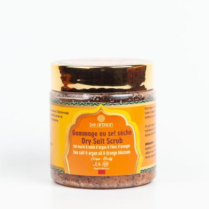 Gommage au sel sèche eur d'orangre 200g