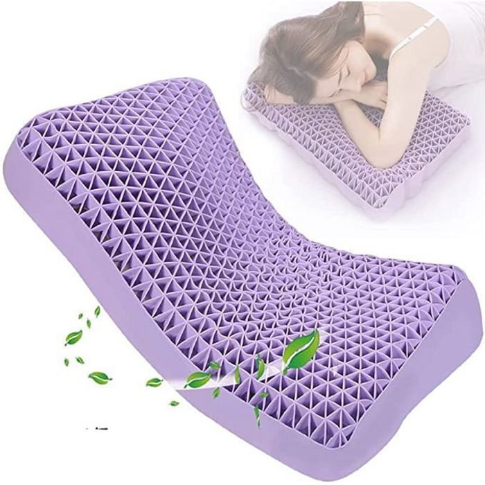 Oreiller élastique anti-douleur cou