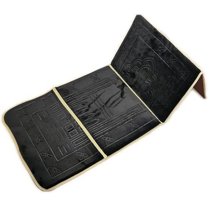 Tapis de prière pliable - Non spécifié - Dossier en métal - Confort matelassé - Idéal pour mosquée