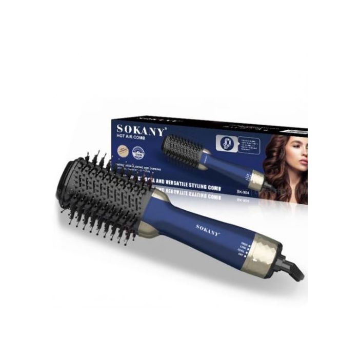Sokany Brosse soufflante sèche-cheveux SK-904,1200W 3 EN 1 Lisseur