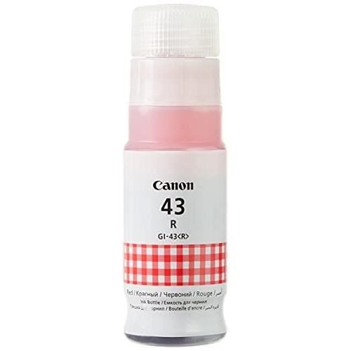 Cartouche d'encre - Canon - GI-43R - Rouge - 60ml - Compatible PIXMA G640/G540