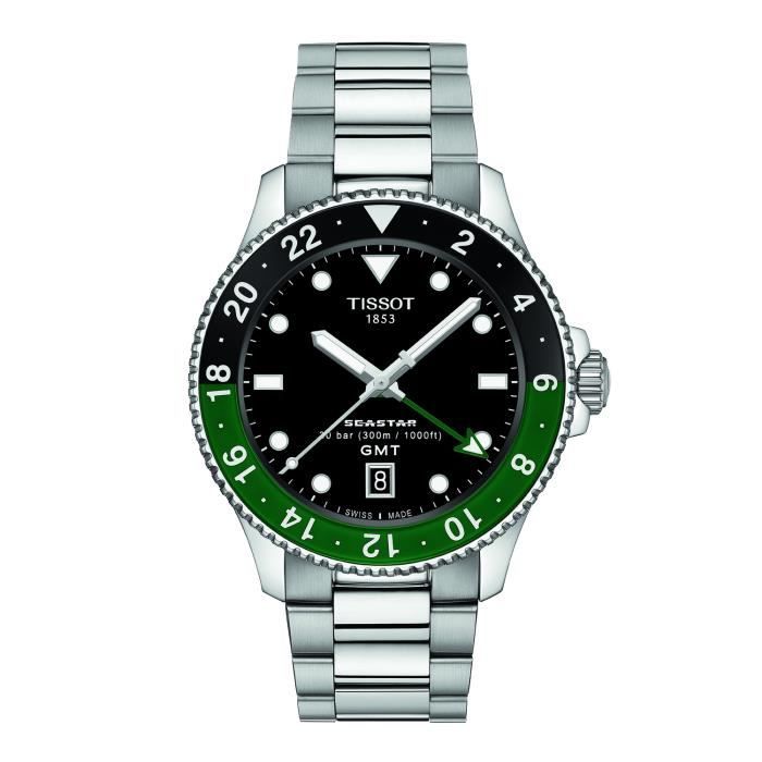 Montre - TISSOT - Seastar 1000 - Quartz - Étanche 300m - Cadran Noir