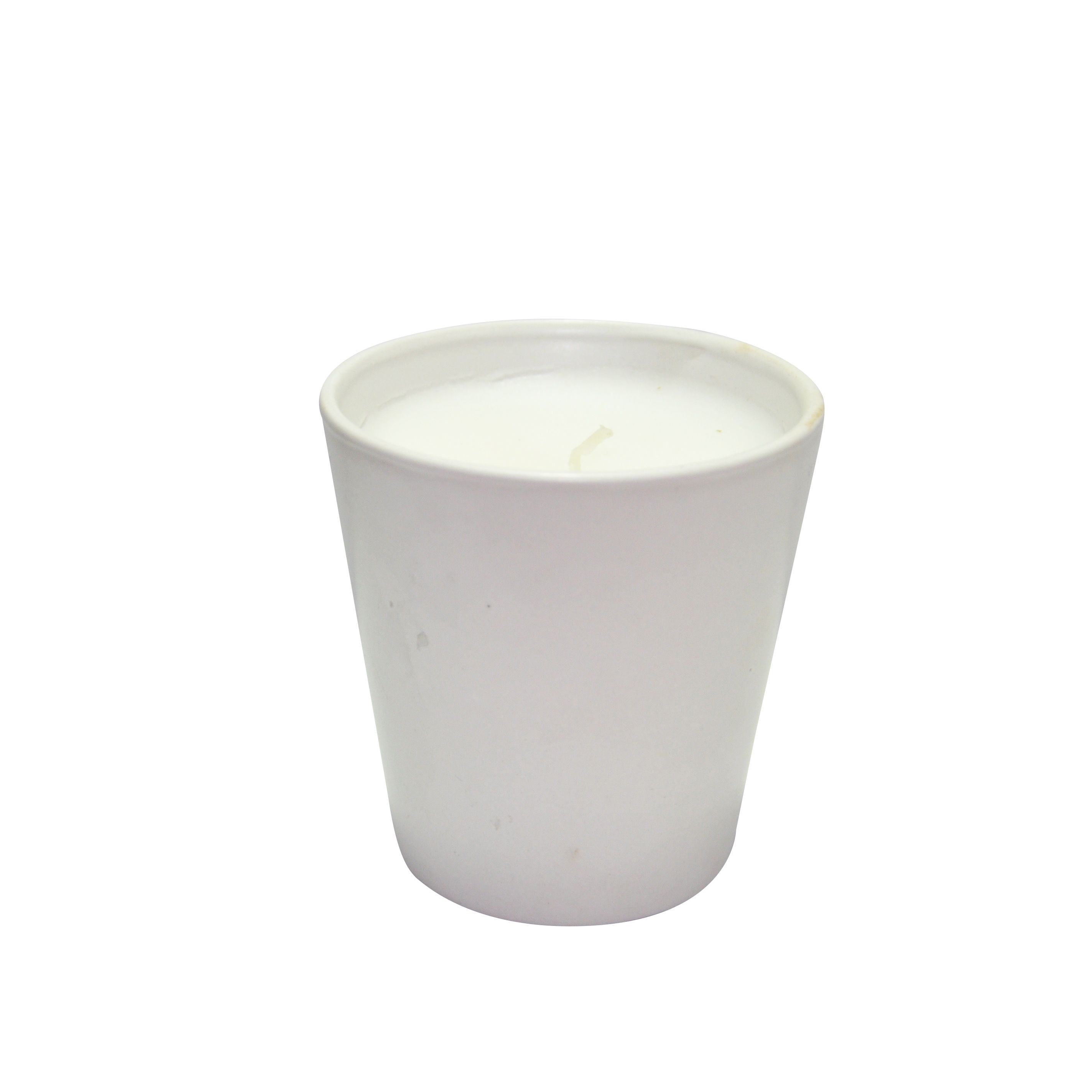 BOUGIE POT CERAMIQUE 8.5X8.8 CM