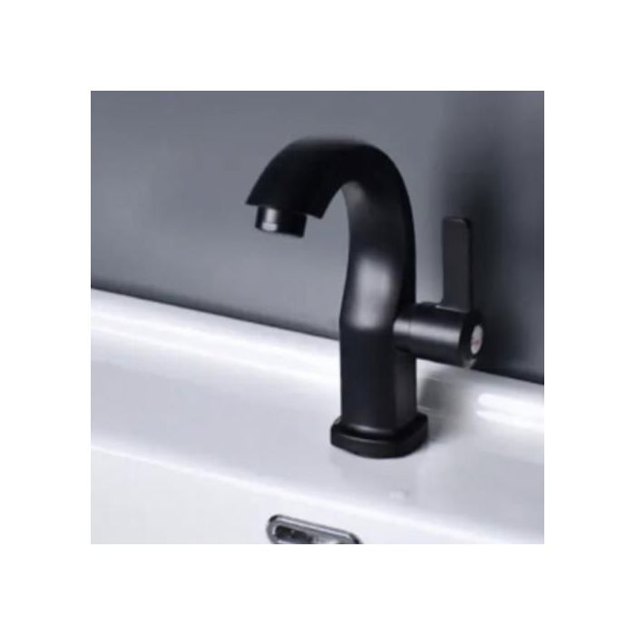 Robinet  Lavabo froid noir pour salle de bain ;robinet lave main