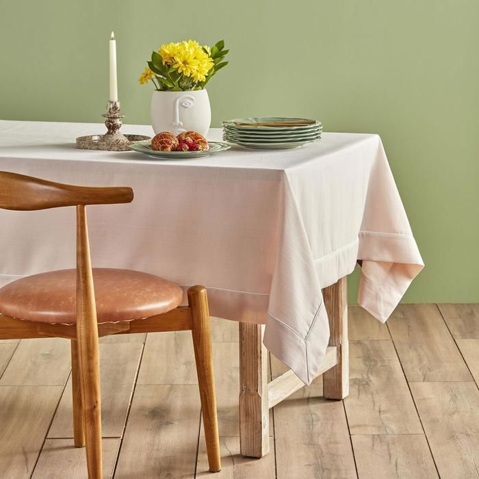 Nappe de table (160x160cm) - Poudré