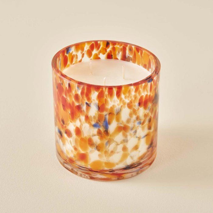 Bougie parfumée - BELLA MAISON - Murano sauvage marron - 12x12 cm - 3 mèches - 22-24h de combustion