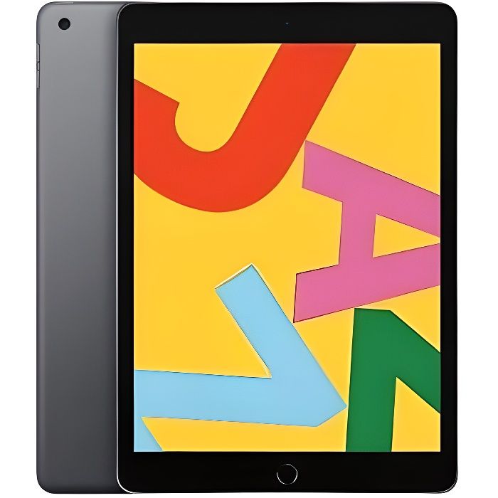 iPad 7 (2019) - 32 GB - Space grey - Begagnad - Utmärkt skick
