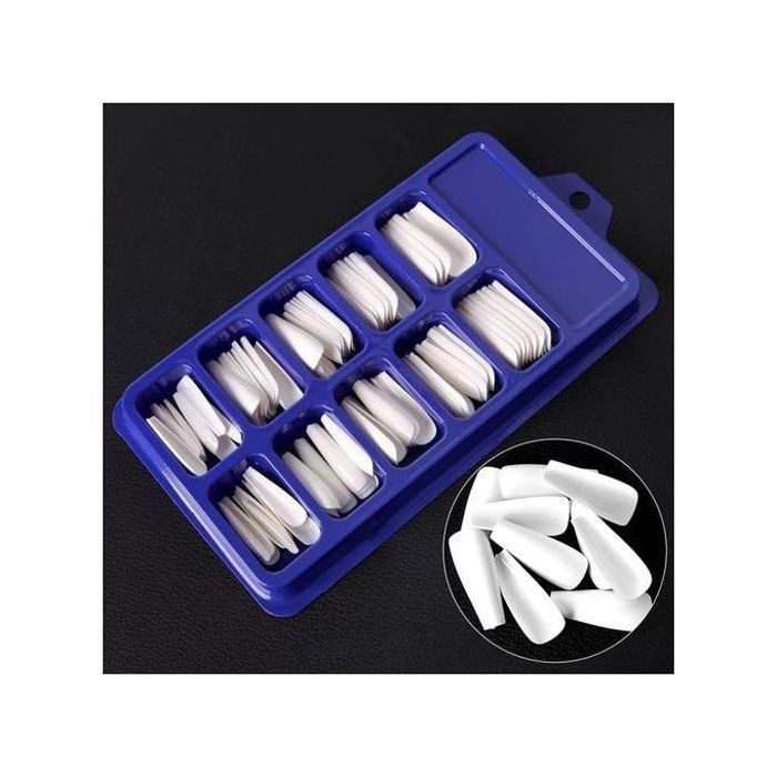 100 pièces faux ongles Long
