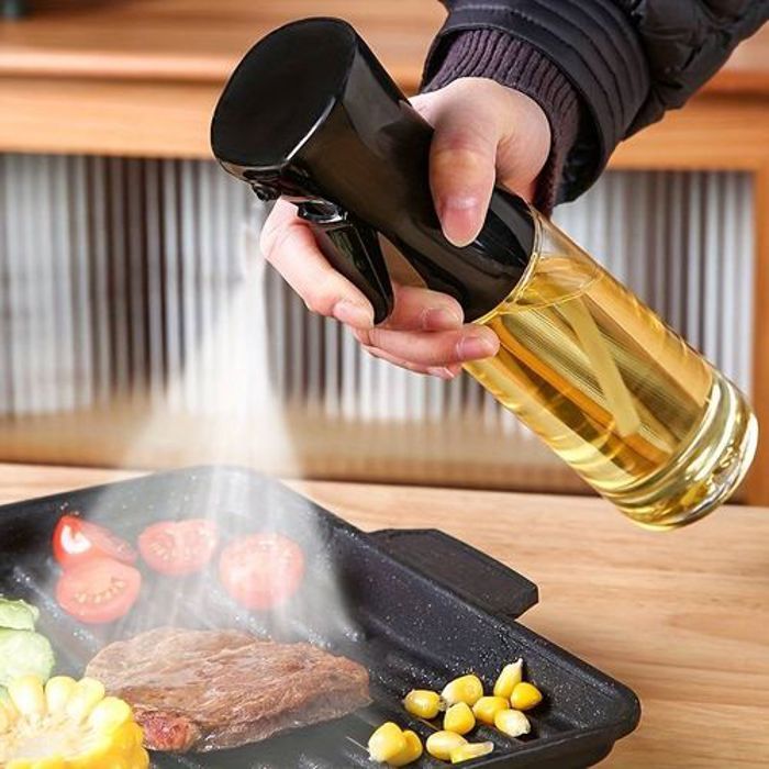 Vaporisateur d'Huile, Bouteille d'huile en Verre, Spray Huile pour cuisine