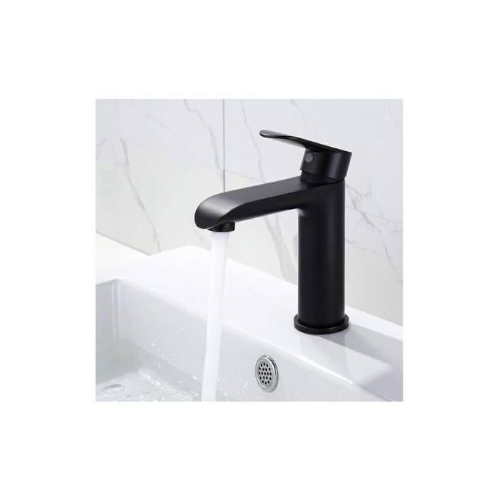 Robinet Mitigeur lavabo noir  ;mitigeur vasque;robinet salle de bain