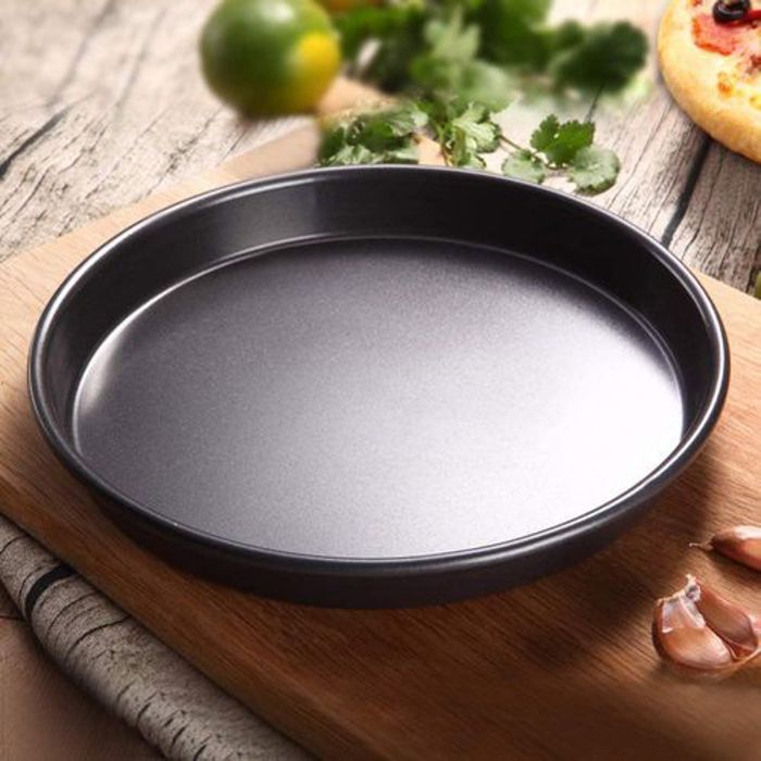 Plateau rond pour four, Plateau à pizza Ø 37 cm, Plat de Cuisson profond & antiadhésif pour gâteaux