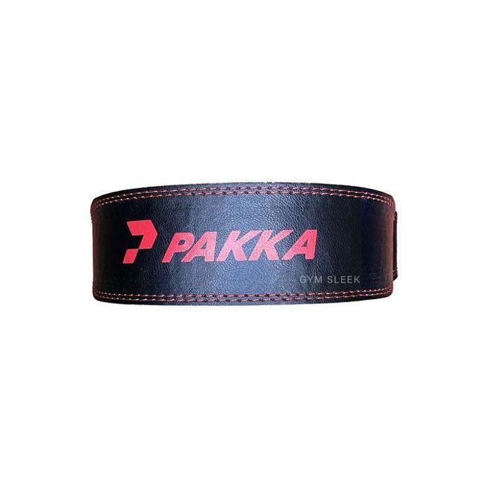 Ceinture de musculation - PAKKA - Cuir - Taille S - Doublure en daim - Boucle anti-rouille