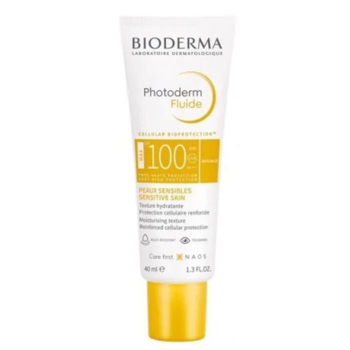 Fluide Solaire - BIODERMA - Photoderm Max - SPF 100 - 40 ml - Peaux Sensibles - Non Comédogène