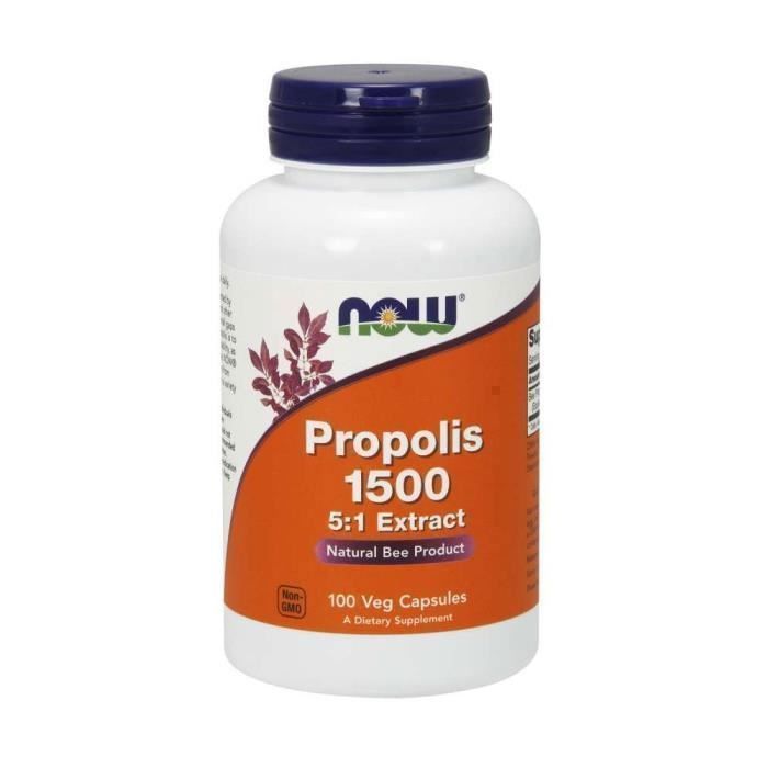 Compléments alimentaires Propolis 1500 BI4935 , NOW Foods,