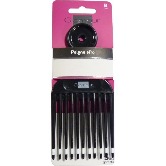 Glamour Studio Peigne très large cheveux épais noir
