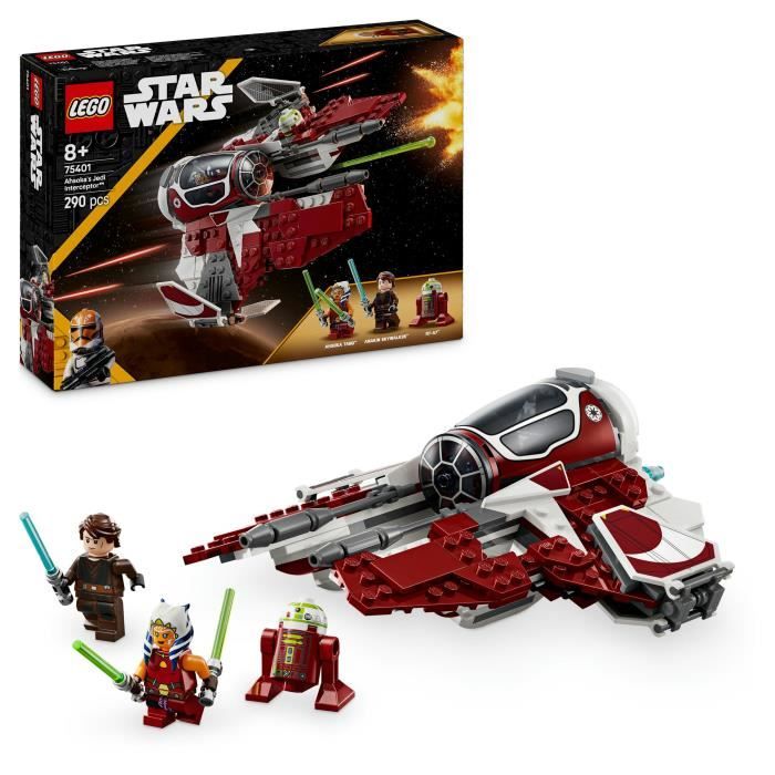 LEGO Star Wars : The Clone Wars 75401 Le Jedi Interceptor d’Ahsoka - Jeu de construction