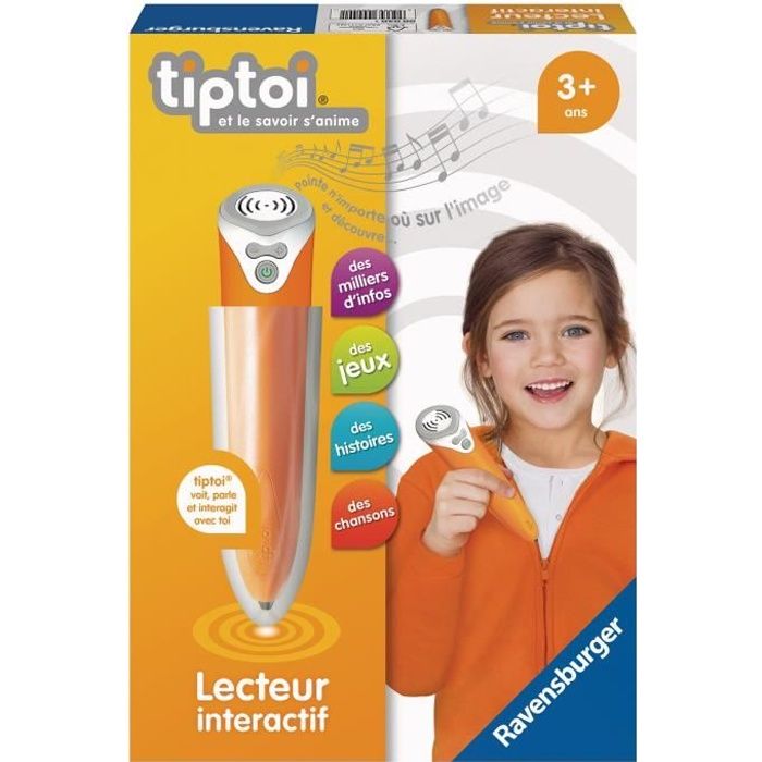 Lecteur interactif tiptoi® Ravensburger - Jeu éducatif sans écran pour enfant dès 3 ans