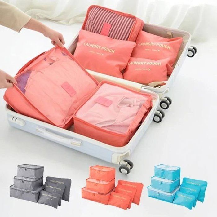Sac de rangement de voyage avec fermeture éclair, grande capacité, étanche, bagages, vêtements, sous-vêtements