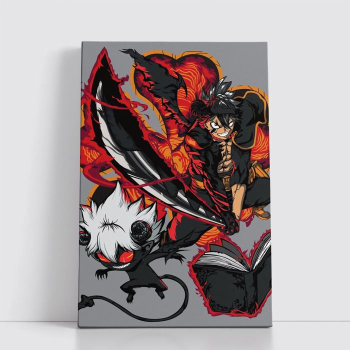 Tableau decoratif sur Toile 25x40 cm Anime attack on titan - one piece - Naruto - death note - Jujutsu Kaisen - Spy x Family 97