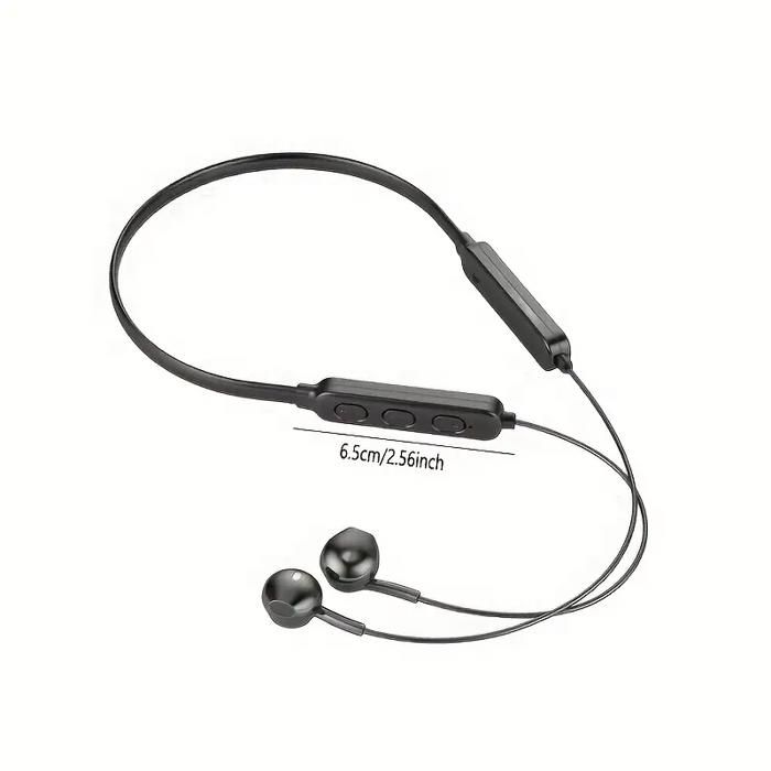 Écouteurs Sportifs Sans Fil | Conception à Bande de Cou Double Oreille avec Chargeur USB