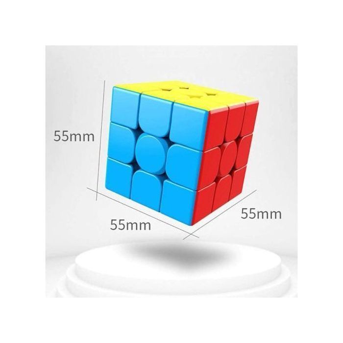 Cube Magique 3x3x3: Haute Qualité, Professionnel, Mouvement Fluide