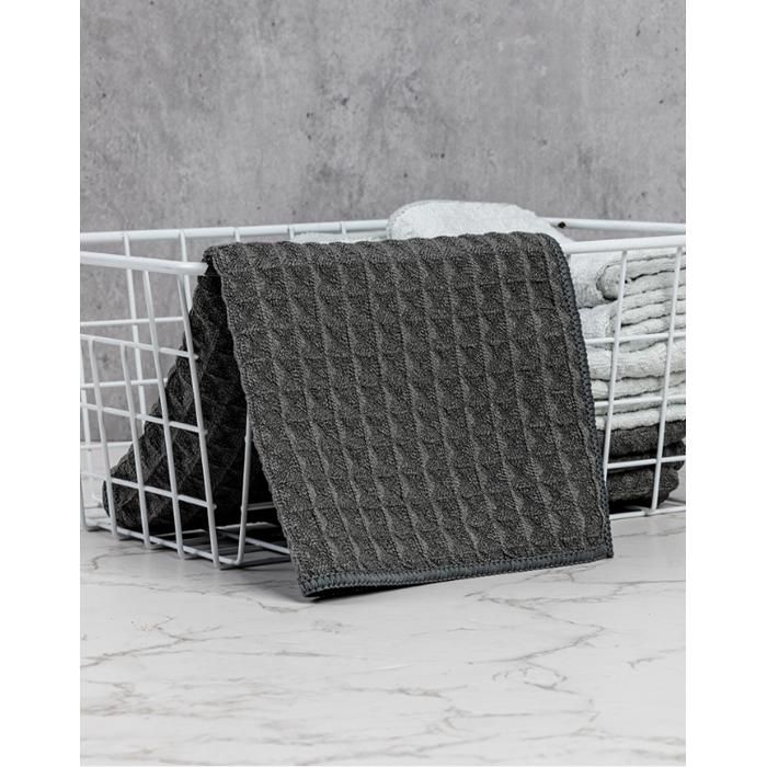 Torchon gaufré double face (lot de 2)