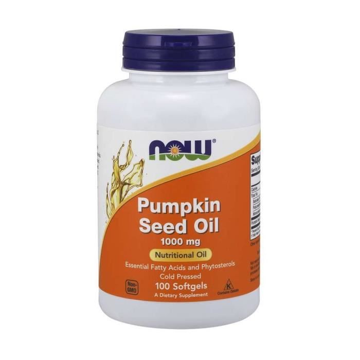 Compléments alimentaires Pumpkin Seed Oil 1000 MG BI4250 , NOW Foods,