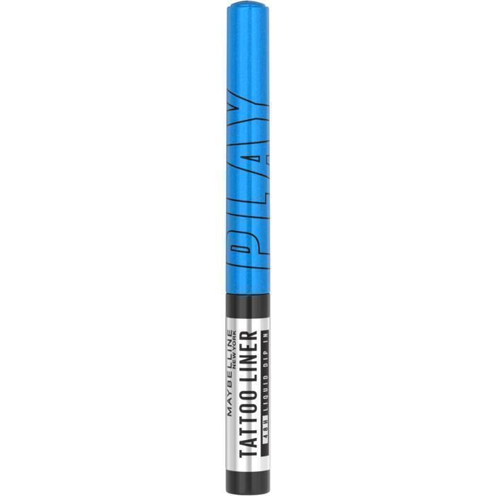 Eye Liner - Maybelline - Tattoo Liner Play SWITCH AS - Waterproof - Bleu - Précision
