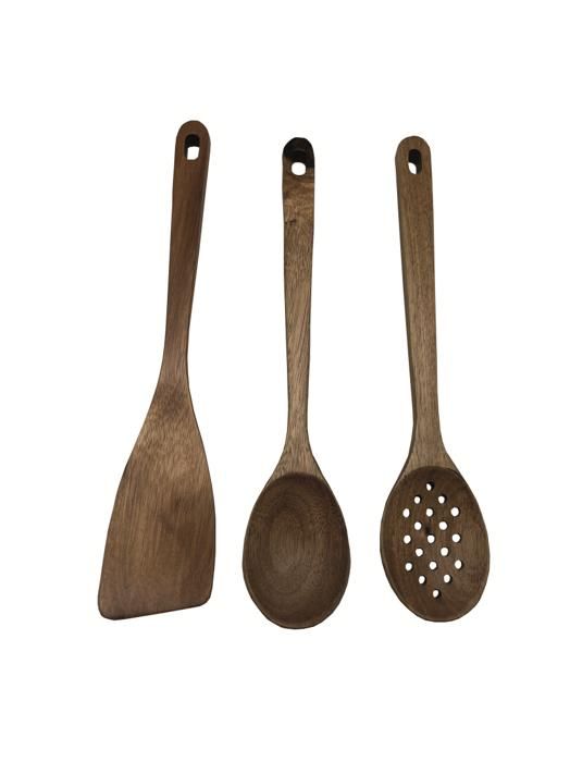 set 3pcs Ustensiles en bois d’acacia US183S3A