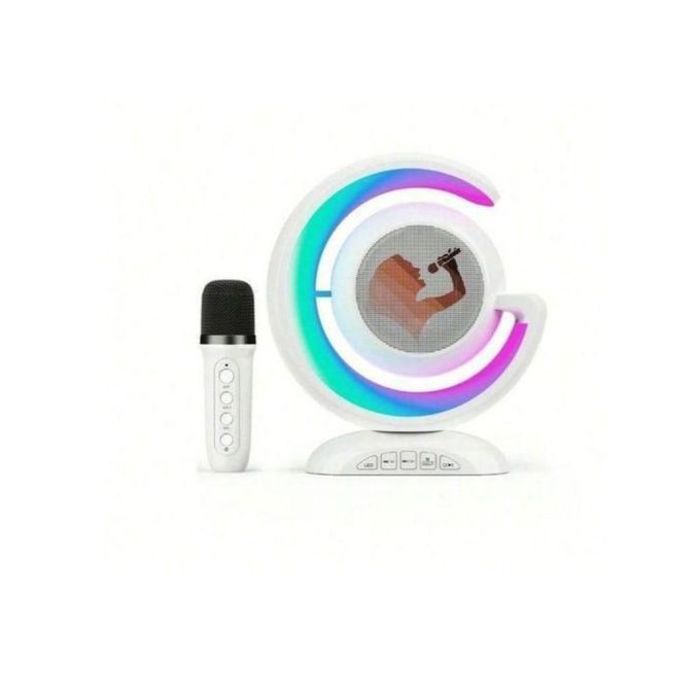 Haut-parleur portable avec Microphone - Sans fil - Blanc